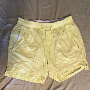 Lululemon Athletica Yellow Men's Athletic Shorts